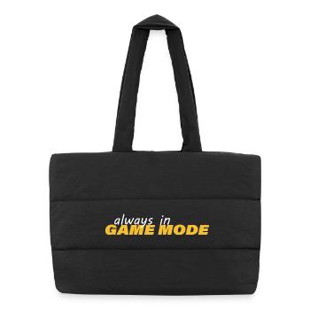 TOUJOURS EN MODE JEU - Sac shopping matelassé - noir - Devant
