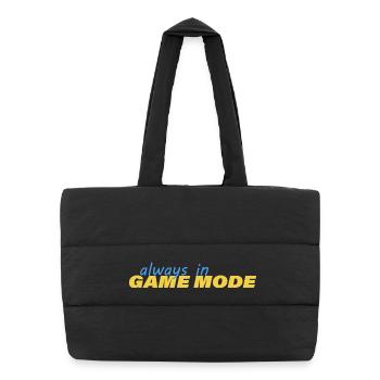 TOUJOURS EN MODE JEU - Sac shopping matelassé - noir - Devant