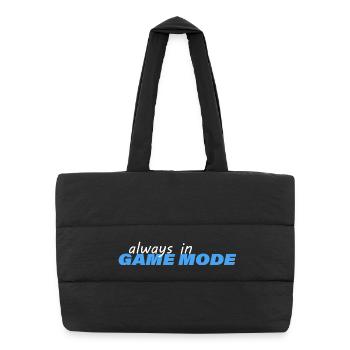TOUJOURS EN MODE JEU - Sac shopping matelassé - noir - Devant