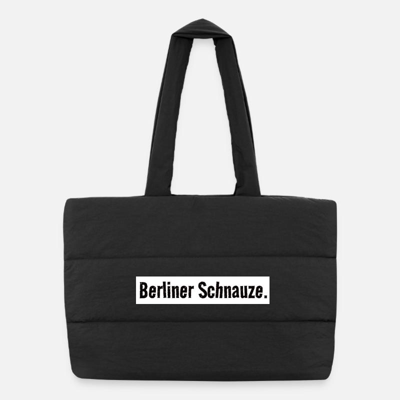 Berlin Snout Shirt Simple Capital Puffer Shopping Bag