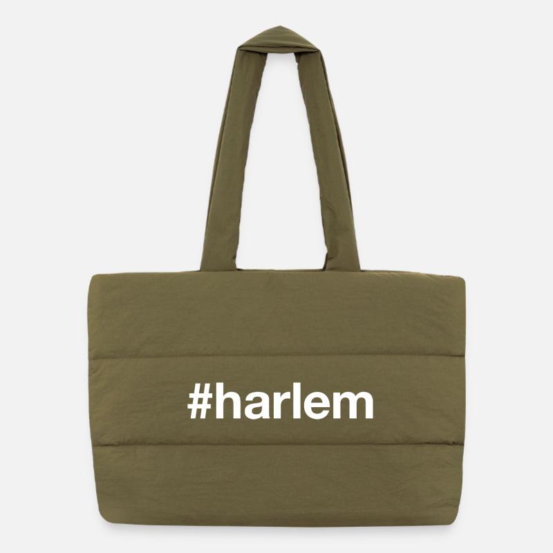 HARLEM Hashtag Sac shopping matelassé