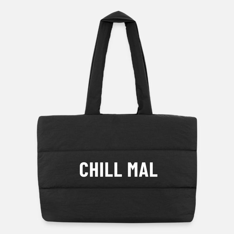 Chill mal Puffer-Einkaufstasche