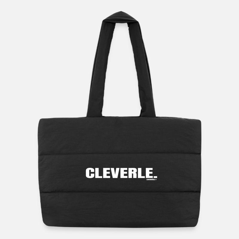 Als Cleverle ist man schlau und gewieft... Puffer-Einkaufstasche