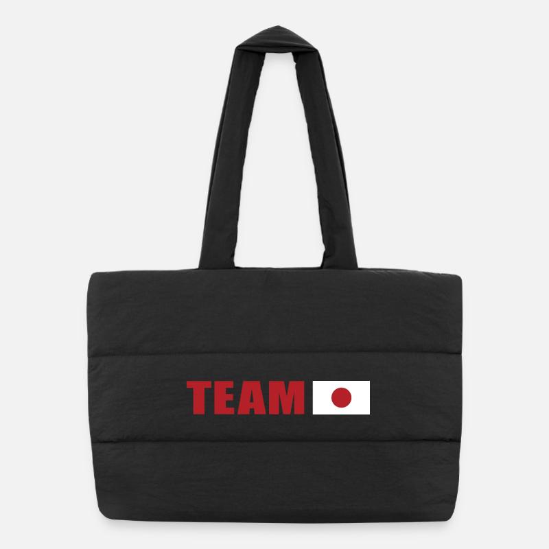 Support Team Japan Puffer Shopping Bag