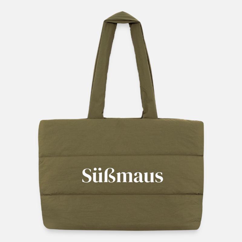 Douce souris Sac shopping matelassé