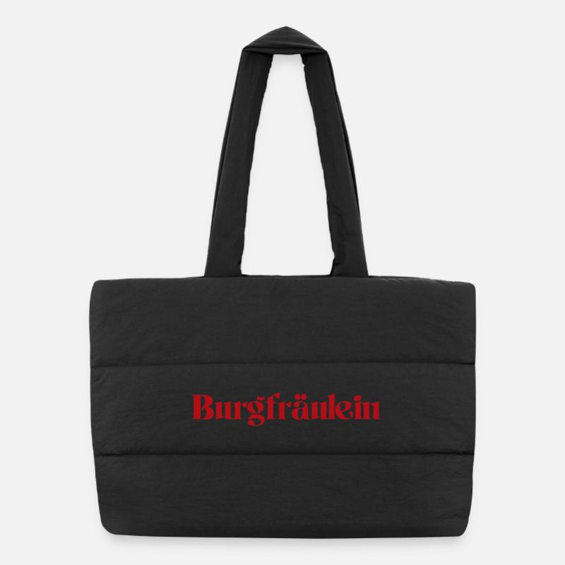 Burgfräulein Puffer-Einkaufstasche