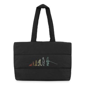 Development Fishing - Puffer Shopping Bag - black - Front