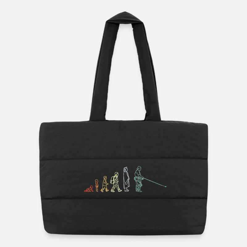 Development Fishing Puffer Shopping Bag