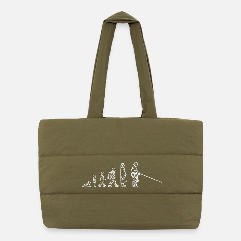 Évolution de la pêche Sac shopping matelassé