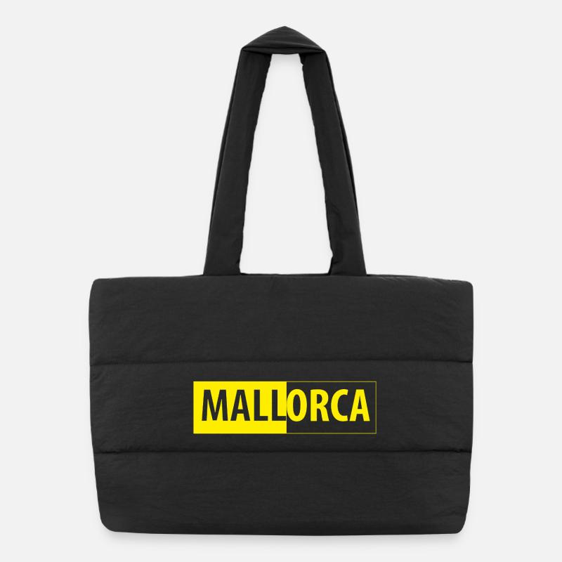 MALLorca im Kasten (gelb) Puffer-Einkaufstasche
