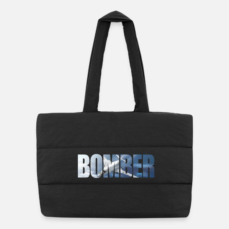 Bomber Tu-160 Puffer-Einkaufstasche