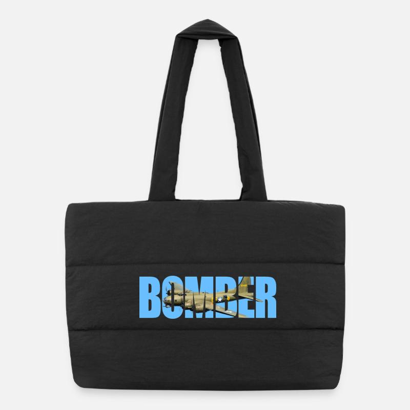 Bomber B-17 Flying Fortress Puffer-Einkaufstasche