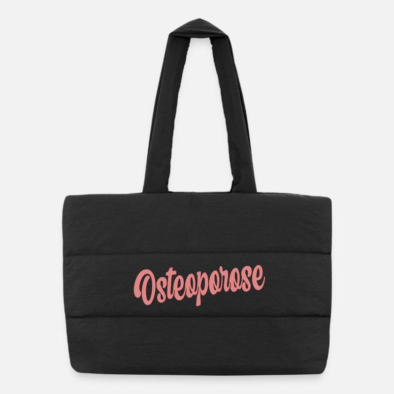 Osteoporosis Bone loss Puffer Shopping Bag