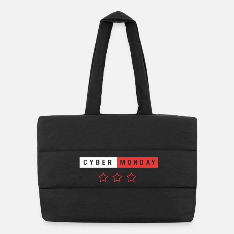 Kaufrausch Cyber Monday Puffer-Einkaufstasche