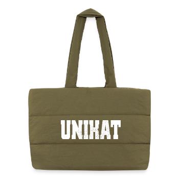 Unique Unique Individual Self-Worth Unique - Puffer Shopping Bag - safari green - Front