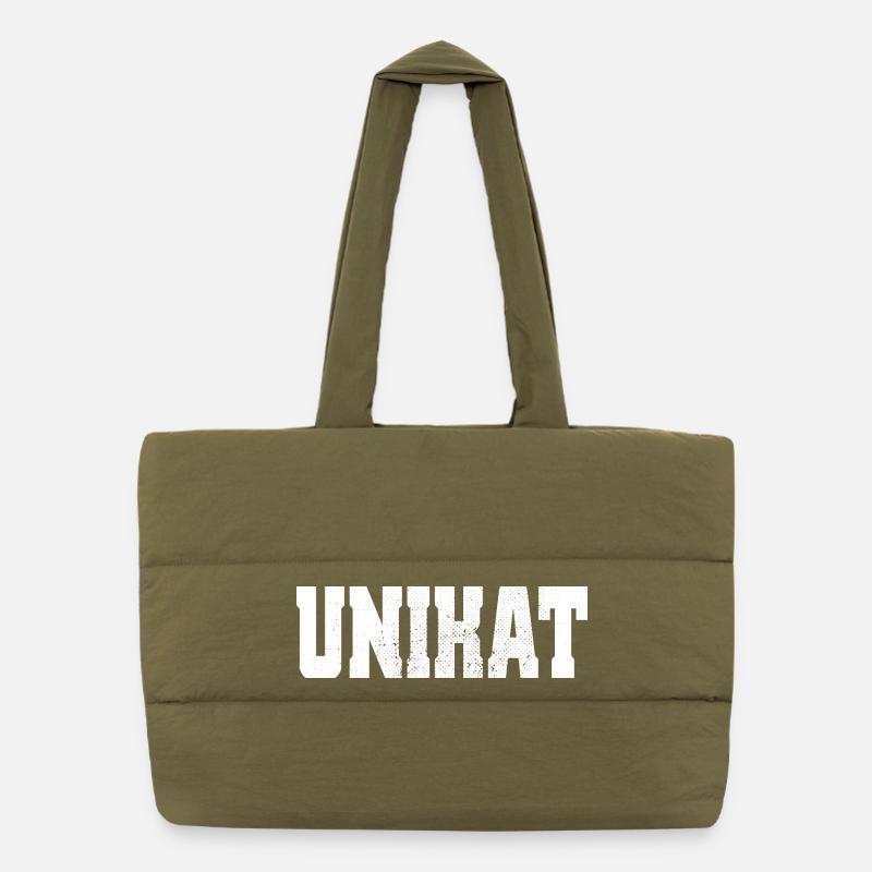 Unikat Einzigartig Individuell Selbstwert Unique Puffer-Einkaufstasche