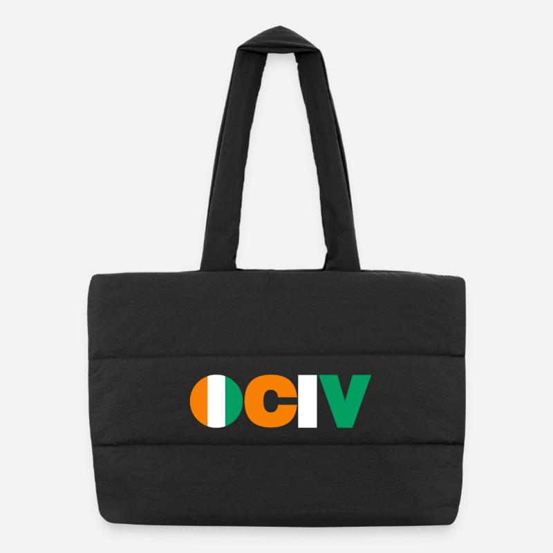 Ivory Coast Puffer Shopping Bag