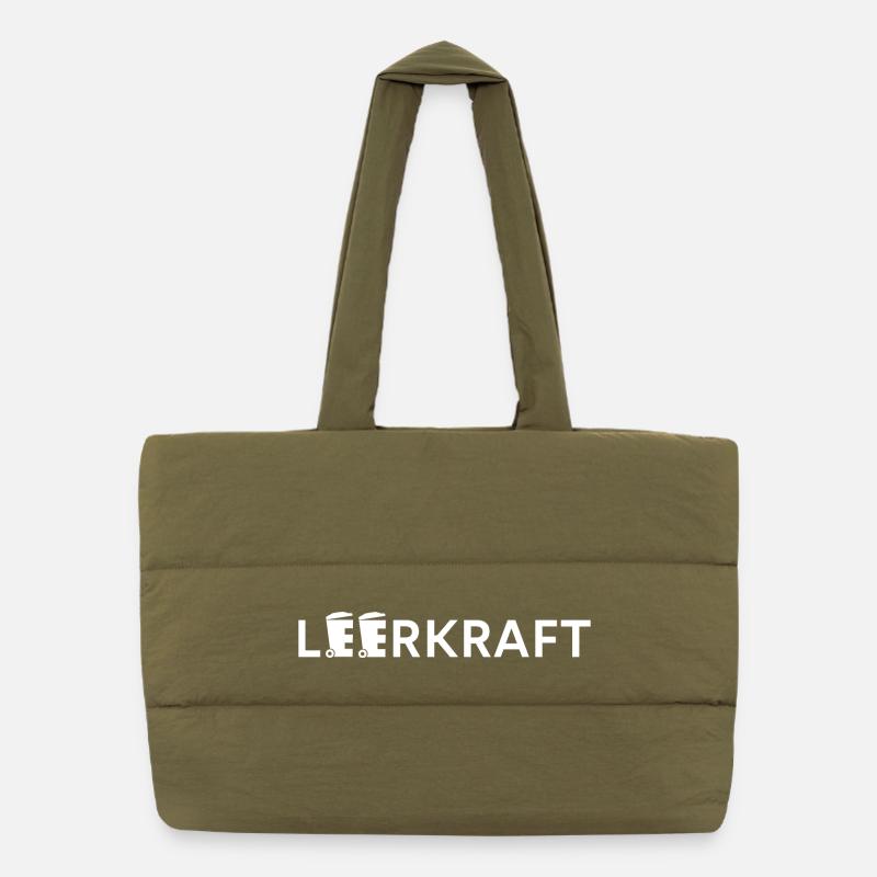 Leerkraft - Müllfahrer/Müllabfuhr/Müllmann Puffer-Einkaufstasche