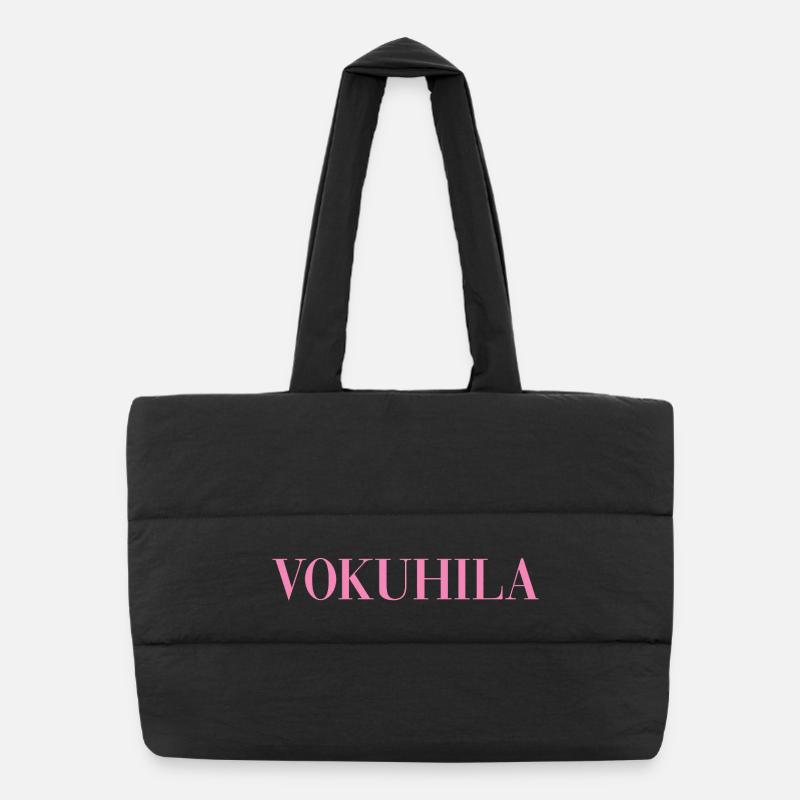 Vokuhila Puffer-Einkaufstasche