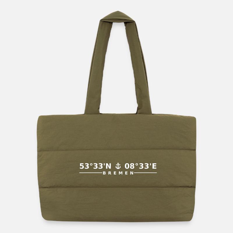 Bremen Puffer-Einkaufstasche