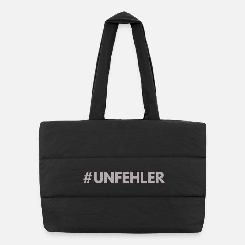 #Unfehler - Sac shopping matelassé - noir