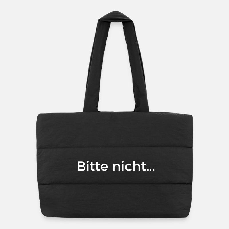 Bitte nicht Puffer-Einkaufstasche