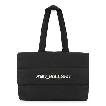HASHTAG NO BULLSHIT #NoBullshit # No Bullshit - Puffer Shopping Bag - black - Front
