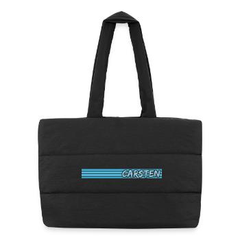 Style Carsten - Sac shopping matelassé - noir - Devant