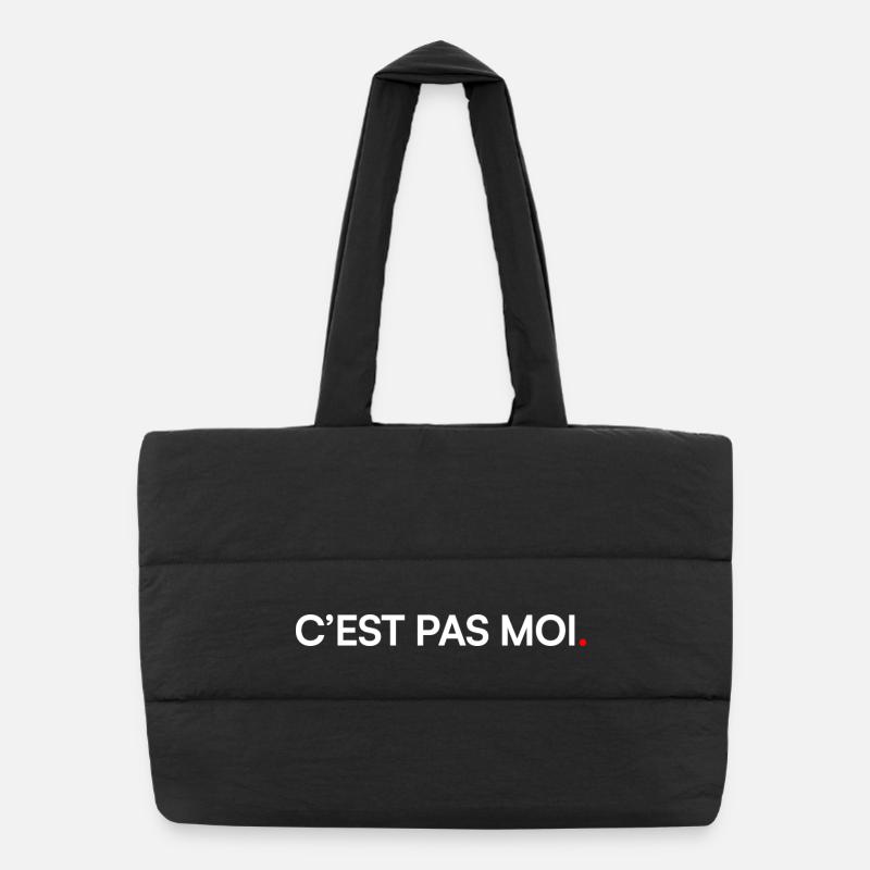 C’EST PAS MOI. | Humour drôle Sac shopping matelassé