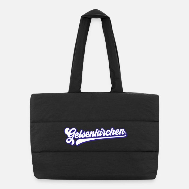 Gelsenkirchen Text | Colors changeable Puffer Shopping Bag