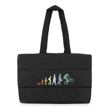 Évolution du BMX Vintage - Sac shopping matelassé - noir - Devant