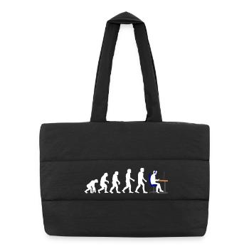 Gamer Evolution - Puffer-Einkaufstasche - Schwarz - Vorne
