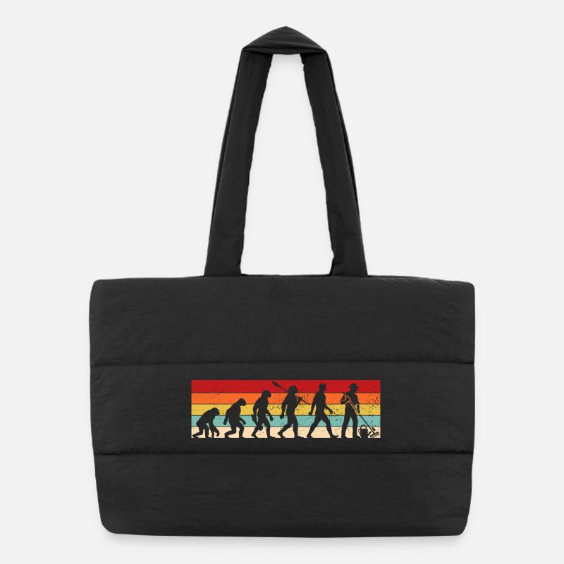 Vintage Evolution - Gardener Puffer Shopping Bag