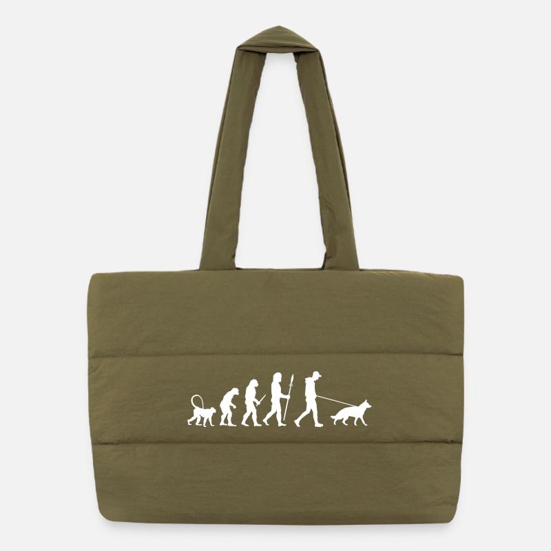 Évolution du berger allemand Sac shopping matelassé