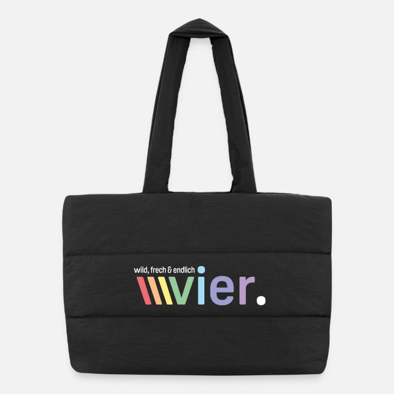 Sauvage, effronté et enfin quatre Sac shopping matelassé