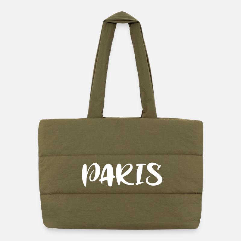 PARIS Puffer-Einkaufstasche