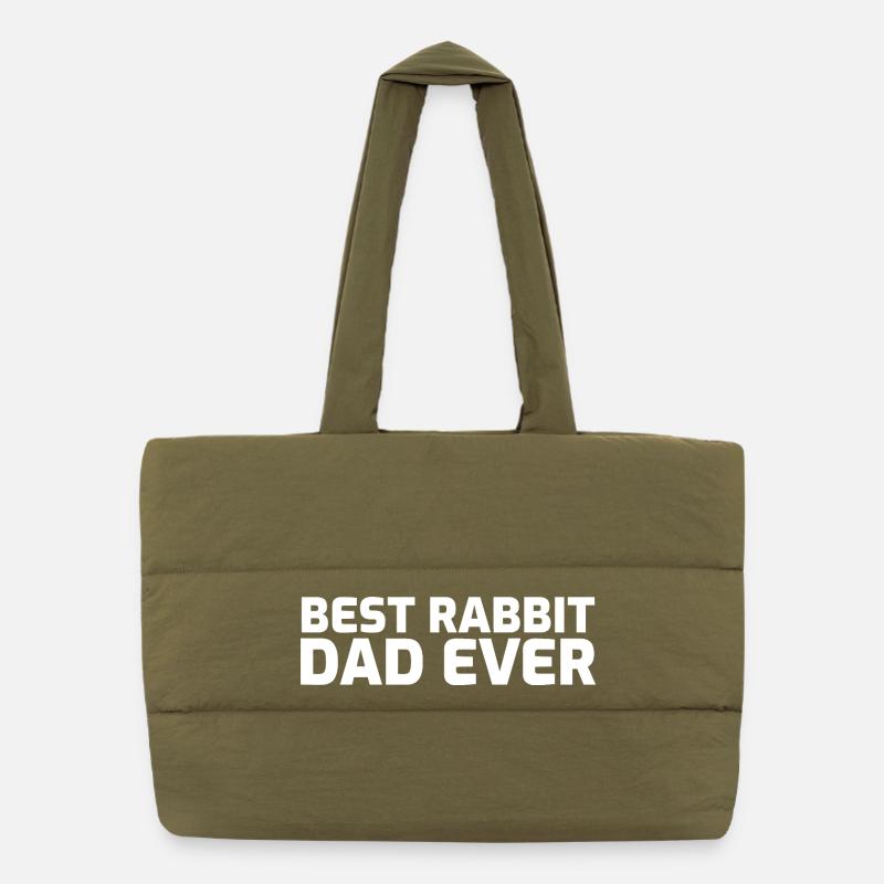 LE MEILLEUR PAPA LAPIN DE TOUS LES TEMPS Sac shopping matelassé