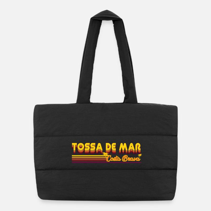 Tossa de mar commercial Costa Brava Design Sac shopping matelassé