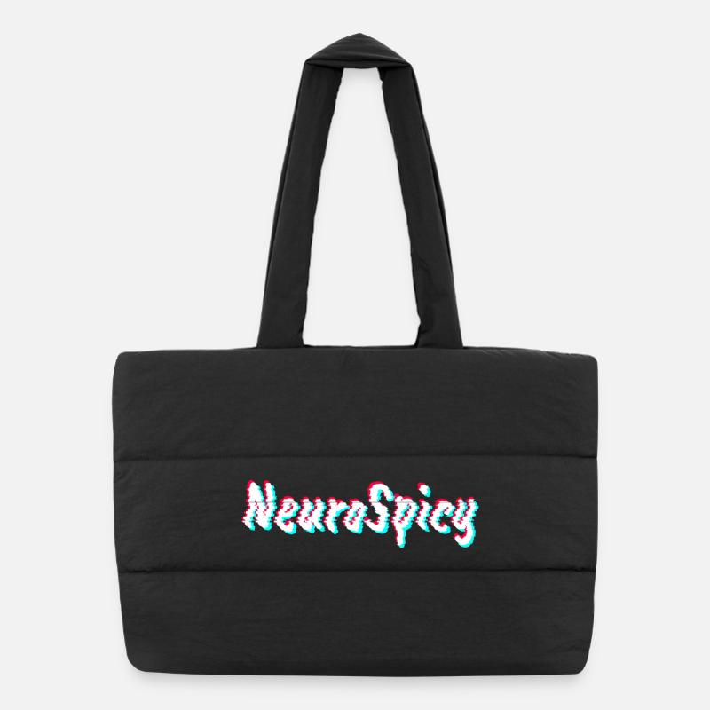 Neurospicy Neurodivergent ADHS Autismus Puffer-Einkaufstasche