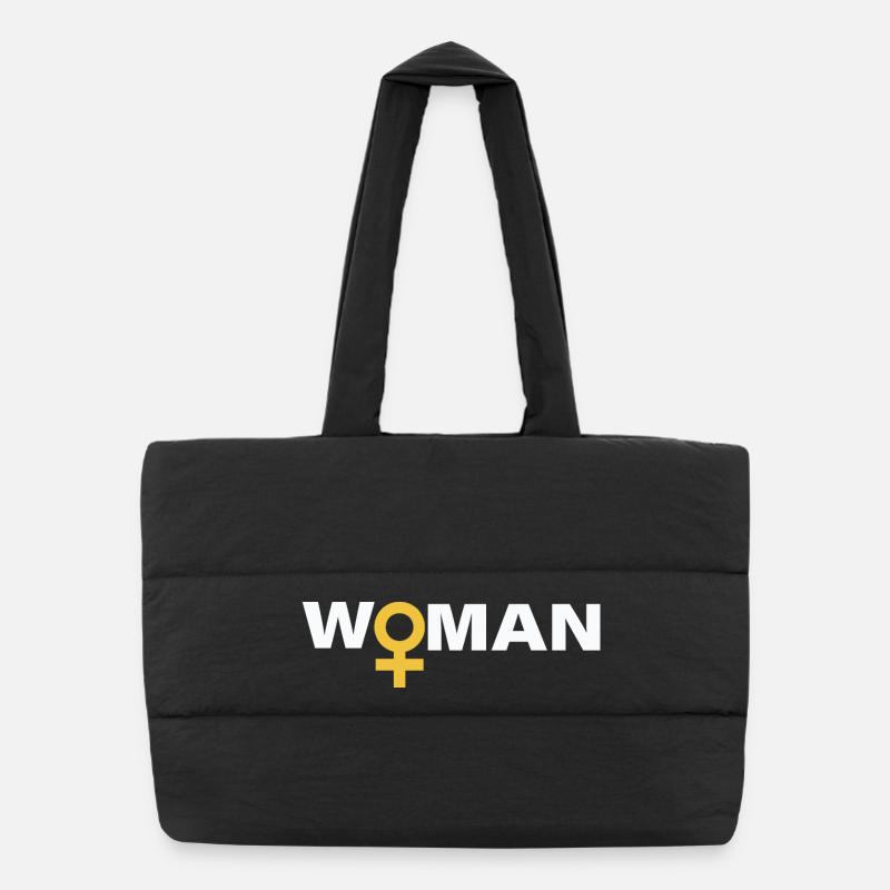 FEMME Sac shopping matelassé