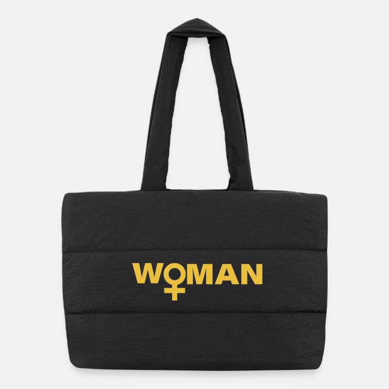 FEMME Sac shopping matelassé