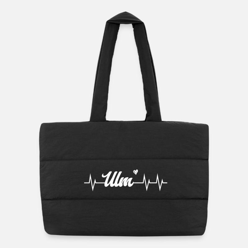 Heartbeat Ulm Puffer-Einkaufstasche