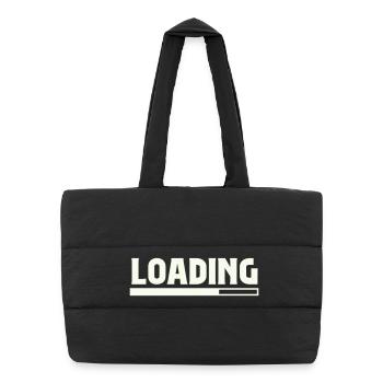 Loading - Puffer Shopping Bag - black - Front