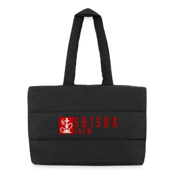 Shisha Crew - Puffer-Einkaufstasche - Schwarz - Vorne