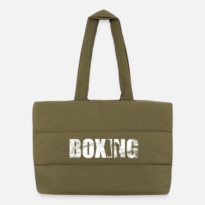 Lustiges Boxen Puffer-Einkaufstasche