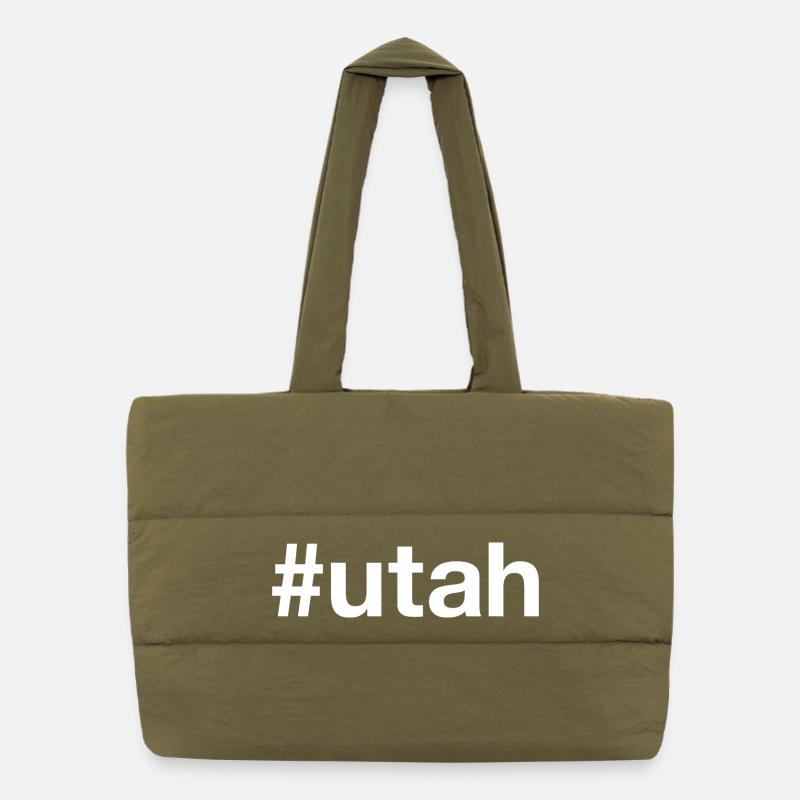 UTAH Hashtag Puffer-Einkaufstasche