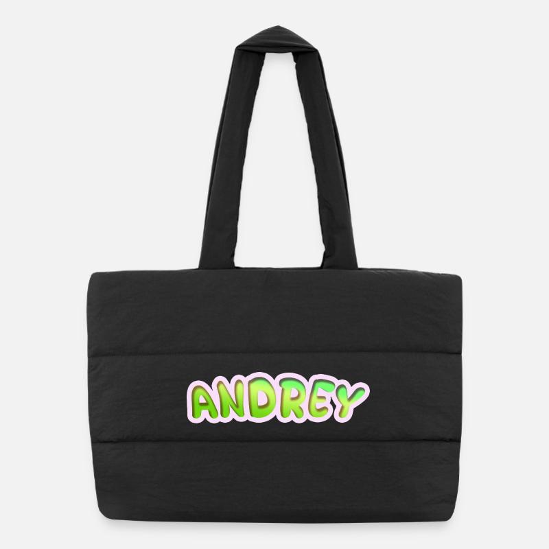 Andrey as a profession Puffer Shopping Bag