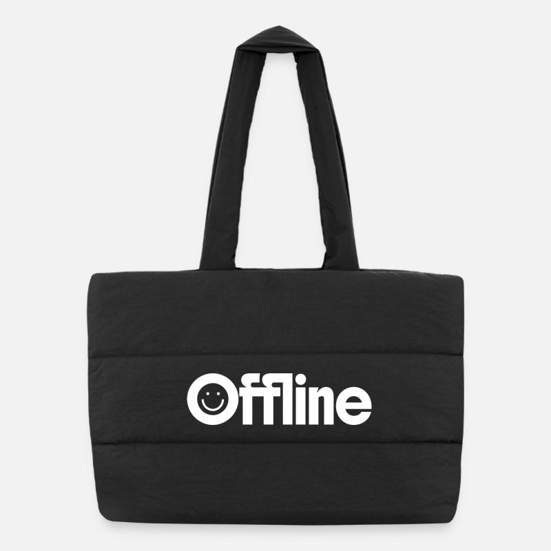 hors-ligne Sac shopping matelassé