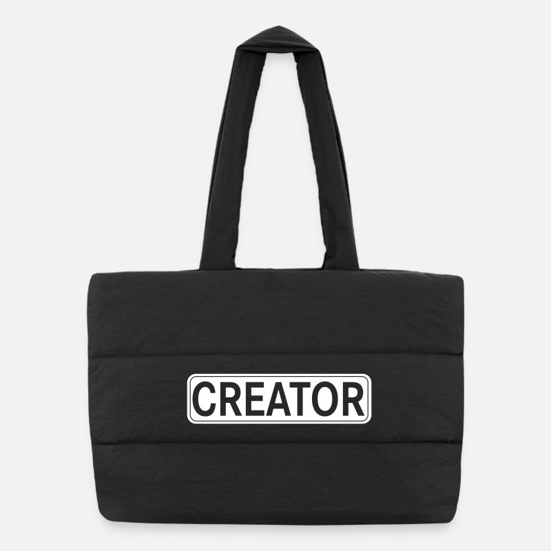 Creator Design Puffer-Einkaufstasche