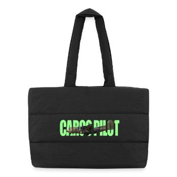 Cargo pilot C-160 - Puffer-Einkaufstasche - Schwarz - Vorne